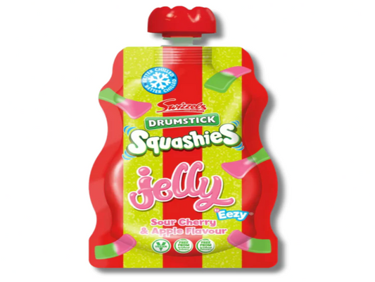 UK 🇬🇧 - Swizzels Drumstick Squashies Jelly Sour Cherry & Apple