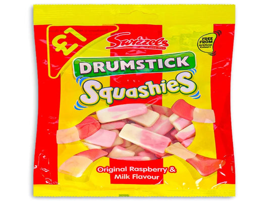 UK 🇬🇧 - Swizzels Squashies Original Raspberry & Milk Flavour