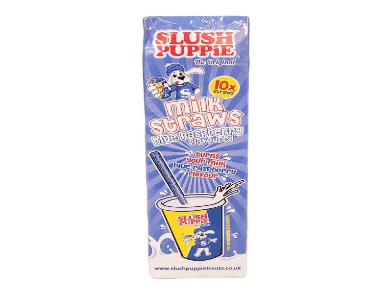 UK 🇬🇧 -  Slush Puppie Milk Straw Blue Raspberry 