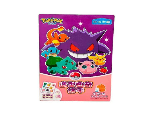 China 🇨🇳 - Pokémon Strange Shaped Cookies Milk Flavor.
