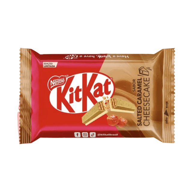 Brazil 🇧🇷 - Kit Kat Salted Caramel Cheesecake - InOutSnackz