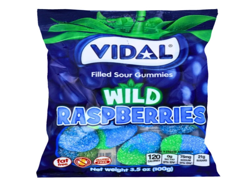 USA 🇺🇸 - Vidal Sour Wild Raspberries Gummies