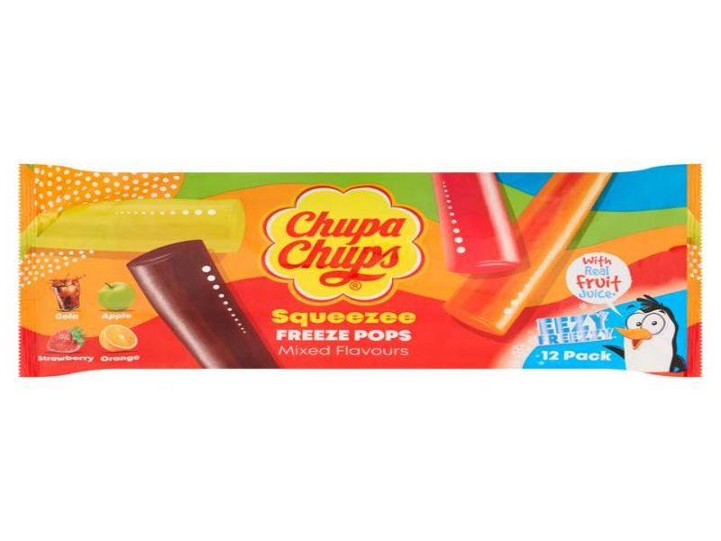 Latvia 🇱🇻 - Chupa Chups Squeezee Freeze Pops.