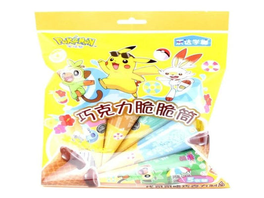 China 🇨🇳 - Pokémon Chocolate Crisp Cones.