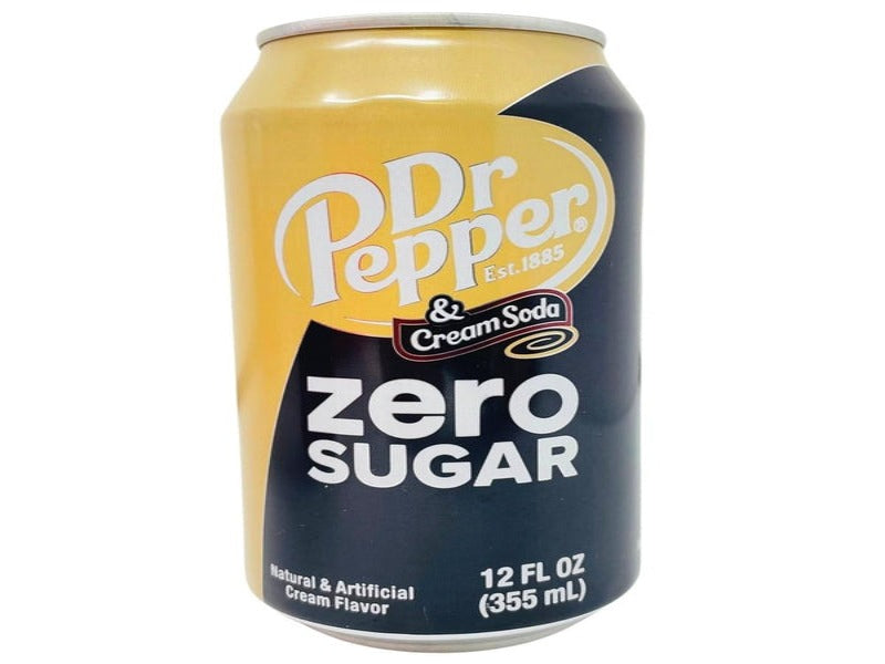 USA 🇺🇸 - Dr Pepper & Cream Soda Zero Sugar