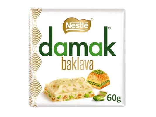 Turkey 🇹🇷 - Nestle Damak White Chocolate With Pistachios and Baklava