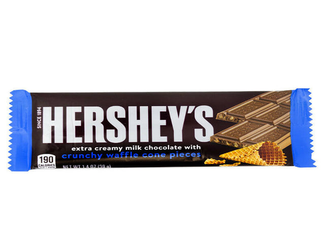 USA 🇺🇸 - Hershey's Milk Chocolate with Crunchy Waffle Cone Pieces