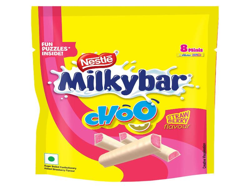 India 🇮🇳 - Milkybar Choo Strawberry - InOutSnackz