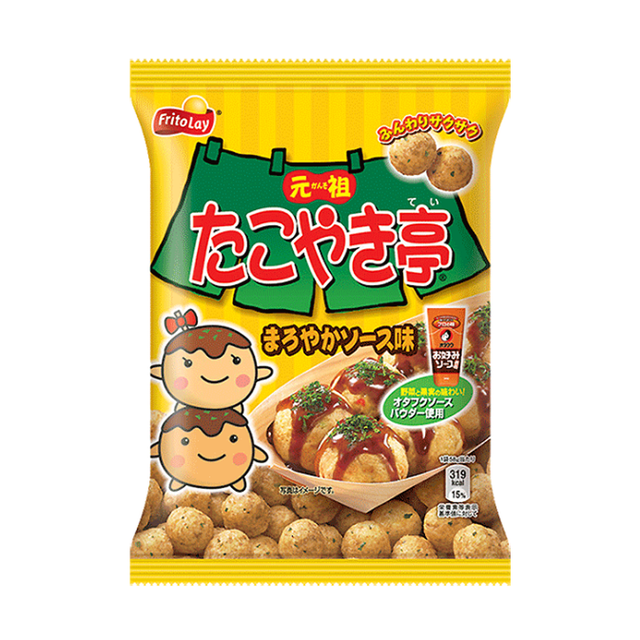 Japan 🇯🇵 - Calbee Takoyaki Tei Corn Puff - InOutSnackz