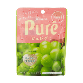 Japan 🇯🇵 - Kanro Pure Gummy Muscat Gummy - InOutSnackz