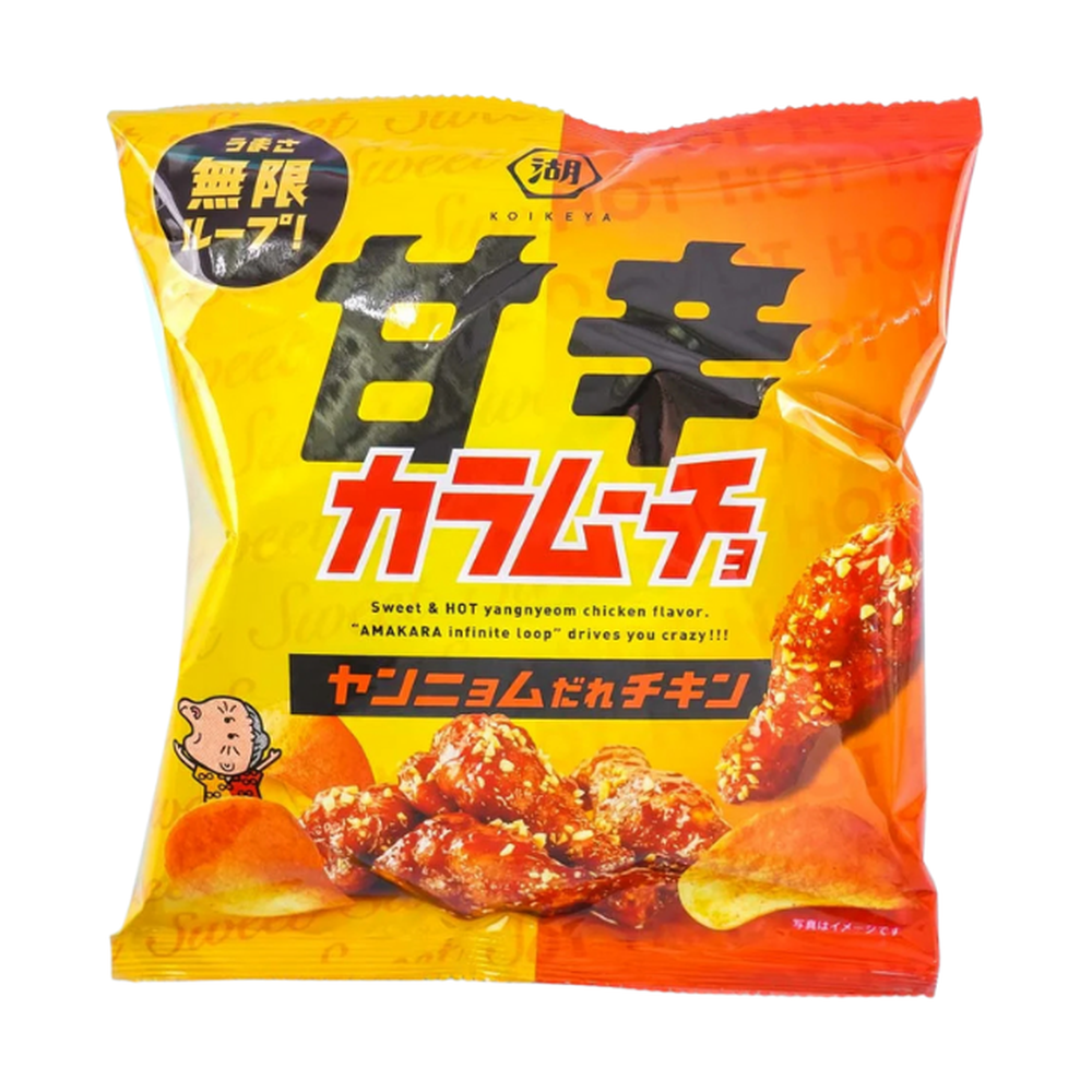 Japan 🇯🇵 - Koikeya Karamucho Sweet & Hot Chicken - InOutSnackz