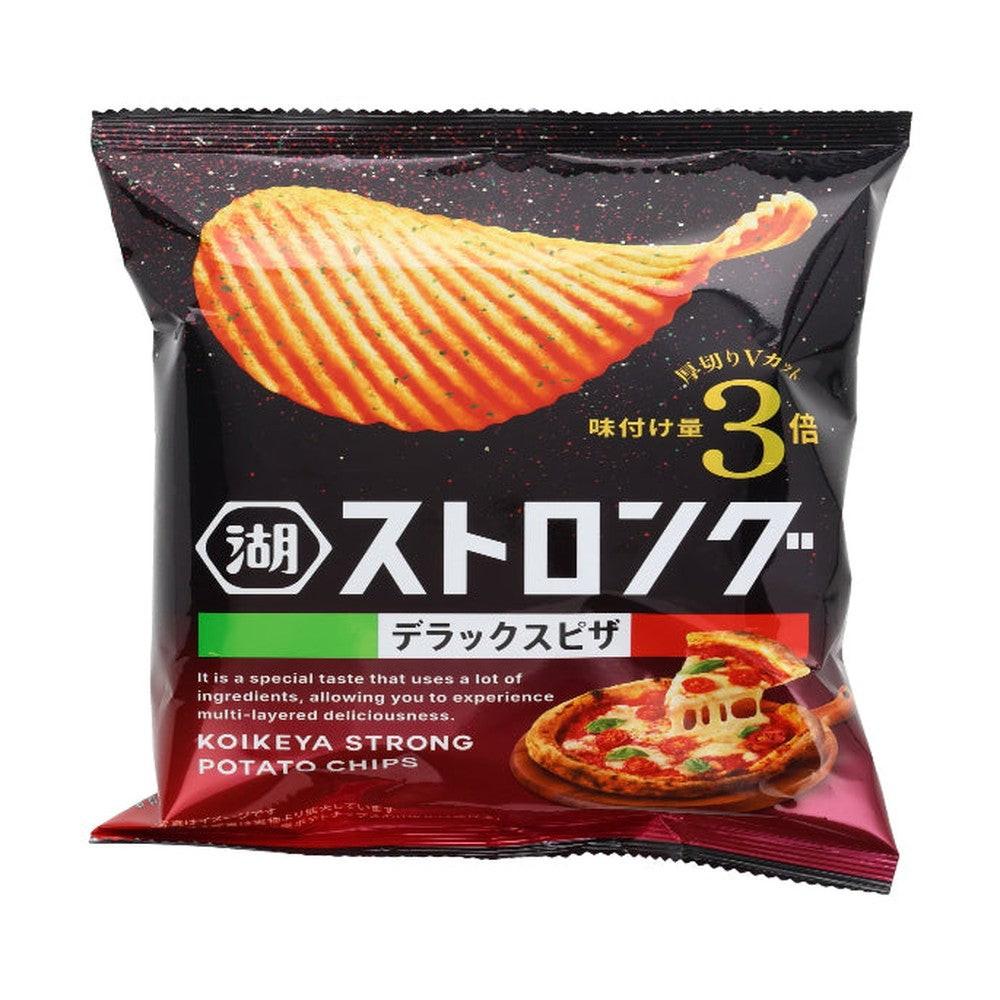Japan 🇯🇵 - Koikeya Strong Deluxe Pizza - InOutSnackz