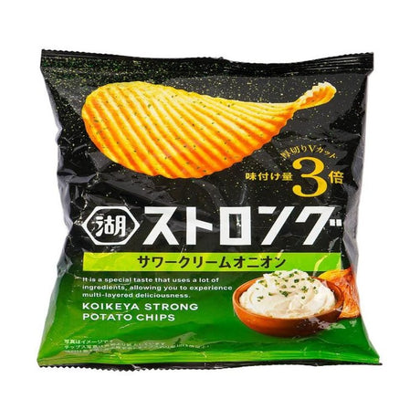 Japan 🇯🇵 - Koikeya Strong Sour Cream & Onion - InOutSnackz