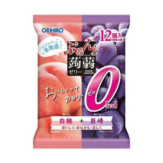 Japan 🇯🇵 - Orihiro Jelly White Peach and Kyoho Grapes - InOutSnackz