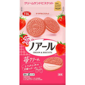 Japan 🇯🇵 - YBC Noir Strawberry Biscuit - InOutSnackz