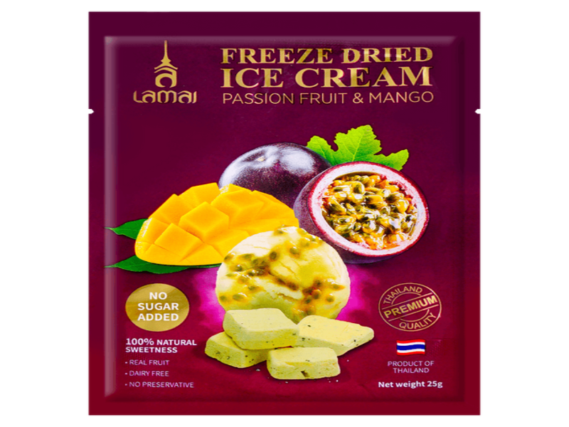 Thailand 🇹🇭 - Freeze Dried Ice Cream Passion Fruit & Mango Sorbet