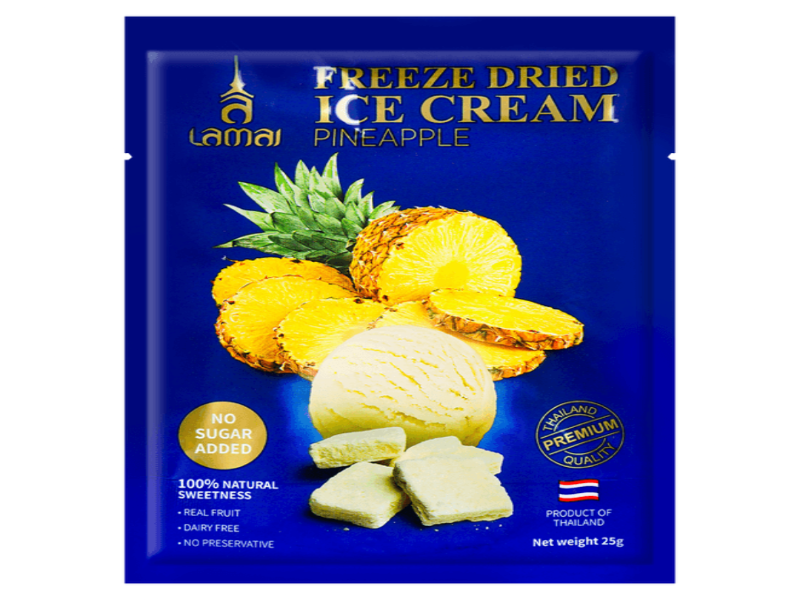 Thailand 🇹🇭 - Freeze Dried Ice Cream Pineapple