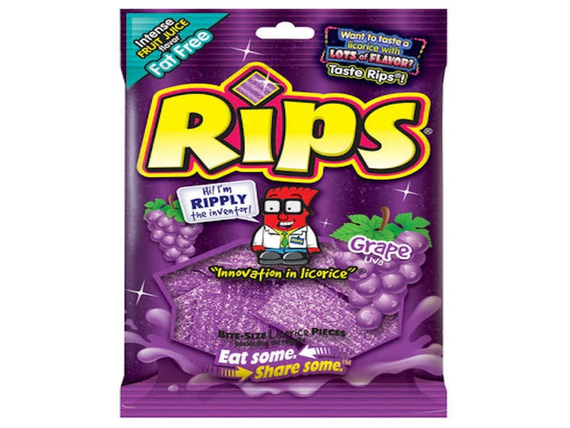 USA 🇺🇸 - Rips Bite-Size Pieces Grape.