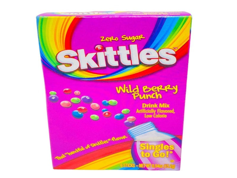 USA 🇺🇸 - Skittles Wild Berry Singles To Go