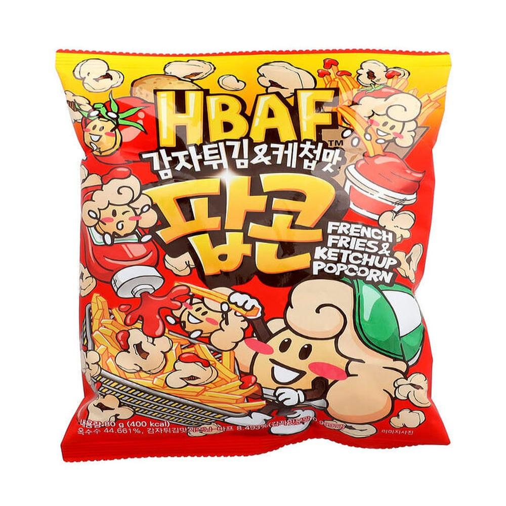 South Korea 🇰🇷 - HBAF French Fries & Ketchup Popcorn - InOutSnackz