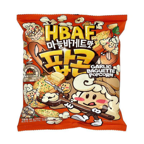 South Korea 🇰🇷 - HBAF Garlic Baguette Popcorn - InOutSnackz