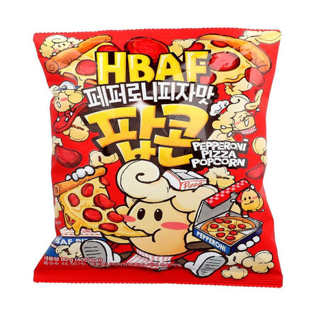 South Korea 🇰🇷 - HBAF Pepperoni Pizza Popcorn - InOutSnackz