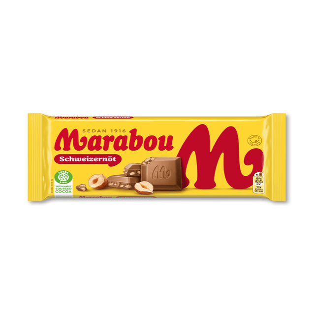 Sweden 🇸🇪 - Marabou Chopped Swiss Hazelnuts - InOutSnackz