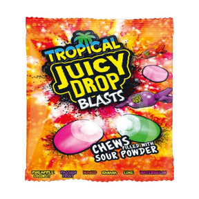 UK 🇬🇧 - Bazooka Juicy Drop Blasts Tropical - InOutSnackz