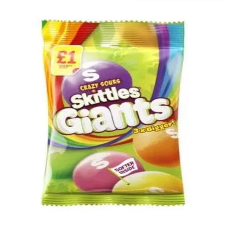 UK 🇬🇧 - Skittles Sour Giants - InOutSnackz