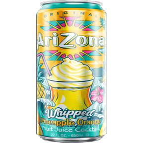 USA 🇺🇸 - AriZona Whipped Pineapple Orange Fruit Juice Cocktail - InOutSnackz