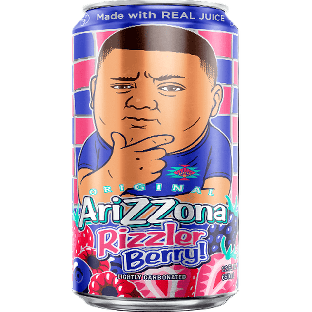 USA 🇺🇸 - AriZZona Rizzler Berry Sparkling Juice Cocktail - InOutSnackz