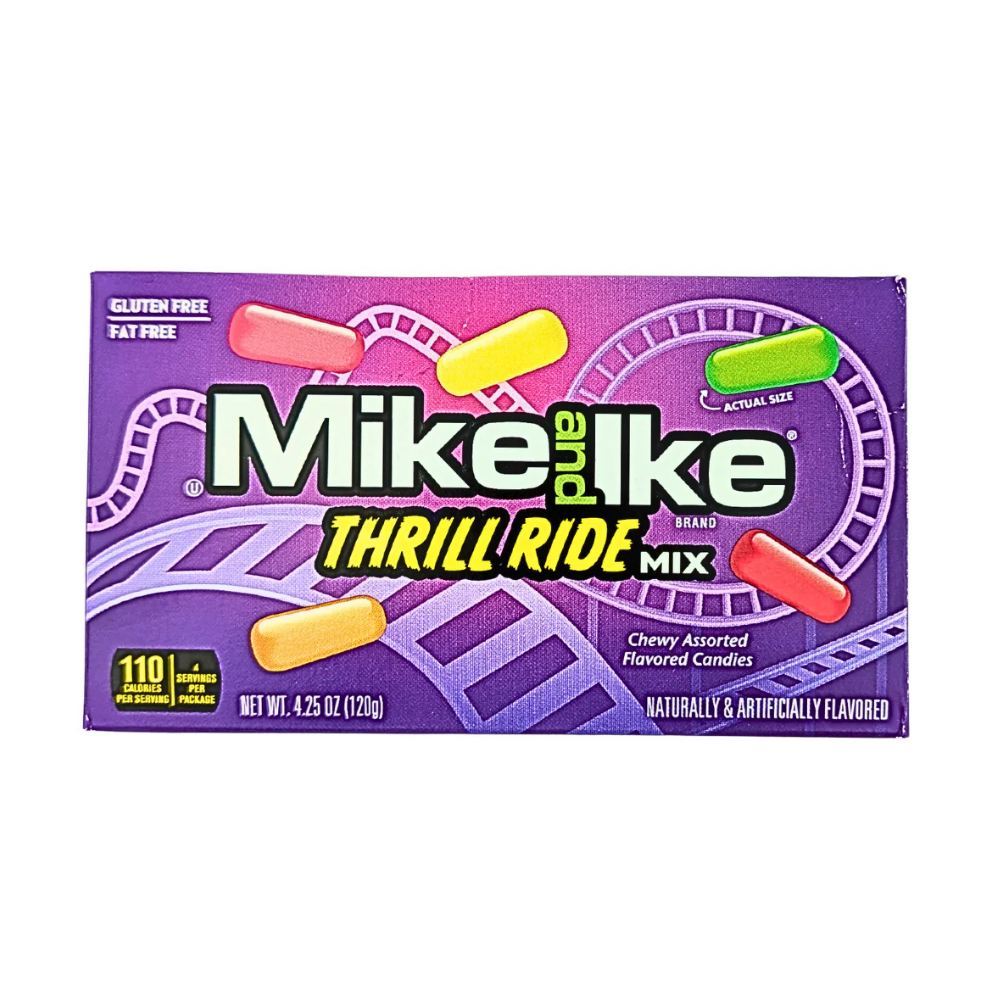 USA 🇺🇸 - Mike And Ike Thrill Ride Mix - InOutSnackz