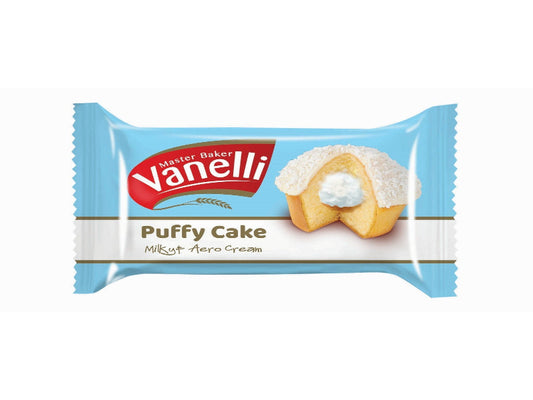 Turkey 🇹🇷 - Vanelli Puffy Coconut Milk Cream Filled Cake