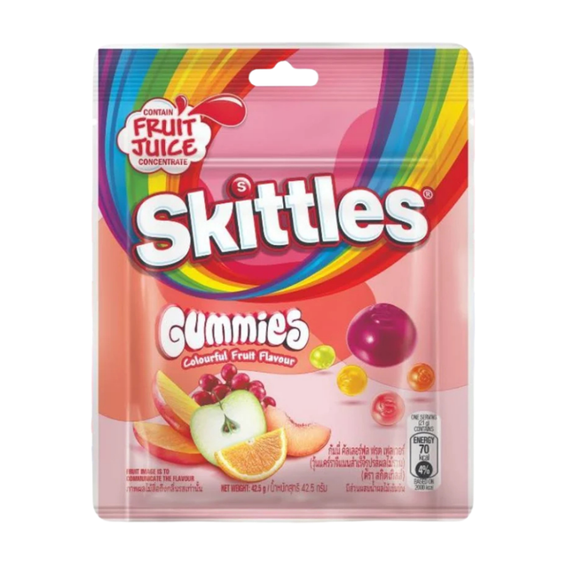 Vietnam 🇻🇳 - Skittles Gummies Colourful Fruit - InOutSnackz