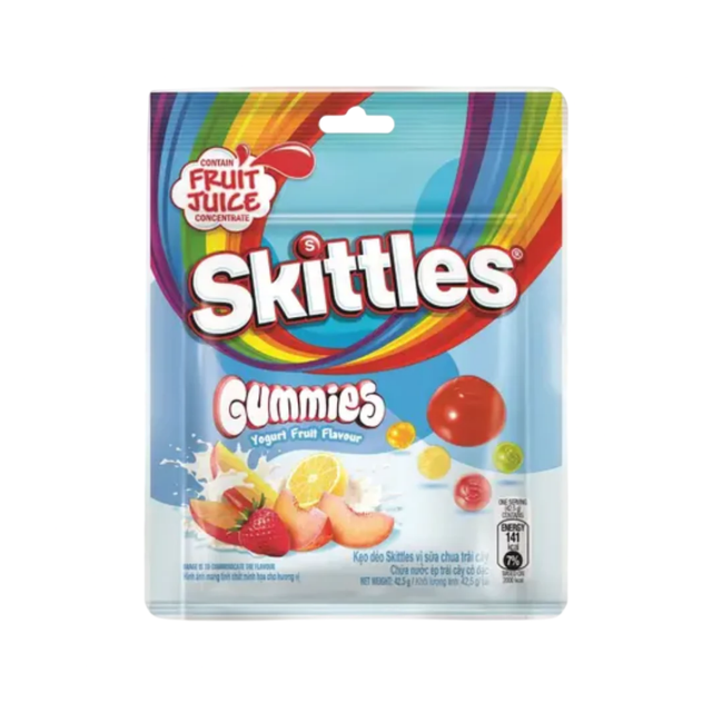 Vietnam 🇻🇳 - Skittles Gummies Yogurt Fruit - InOutSnackz
