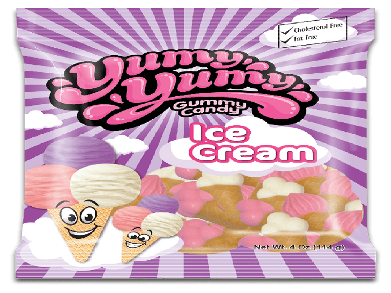 USA 🇺🇸 - Yumy Yumy Gummy Candy Ice Cream