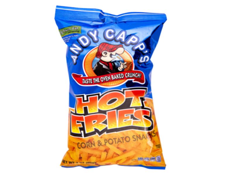 Andy Capp’s Hot Fries Corn Potato Snacks InOutSnackz