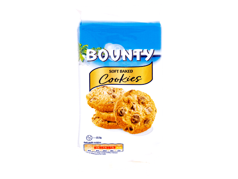 Bounty Soft Baked Cookies - UK InOutSnackz