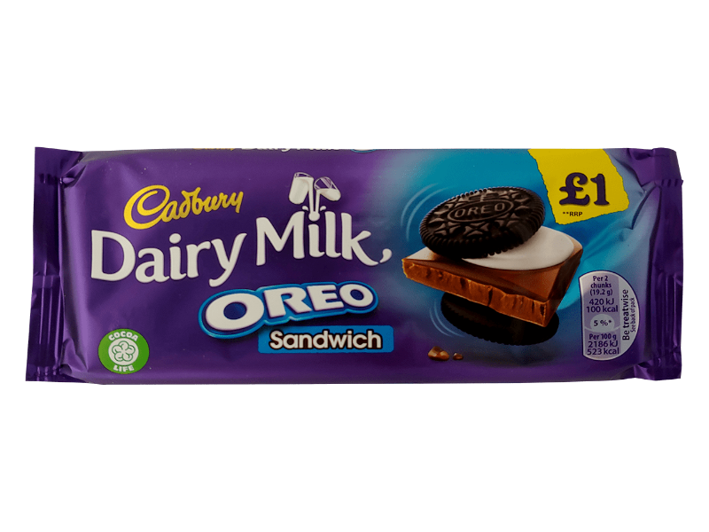 Cadbury Dairy Milk Oreo Sandwich – UK InOutSnackz