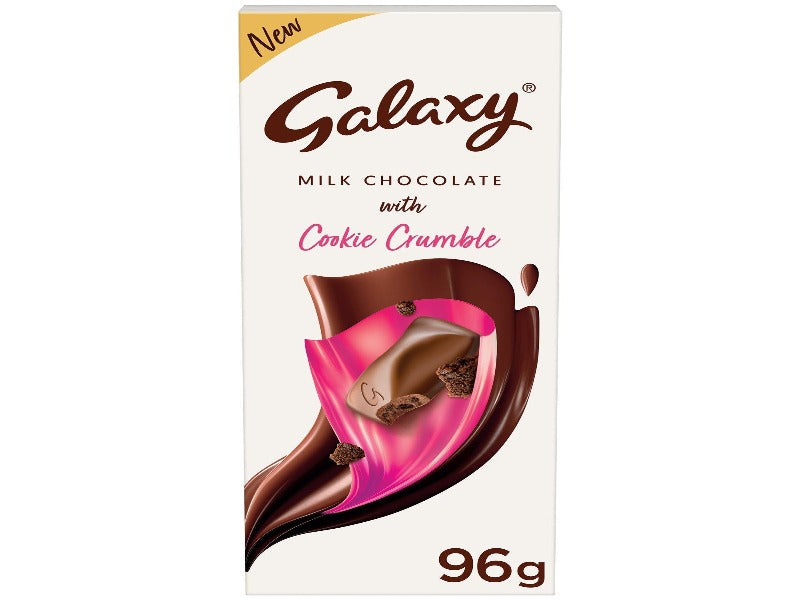 Galaxy Milk Chocolate With Cookie Crumble - India InOutSnackz