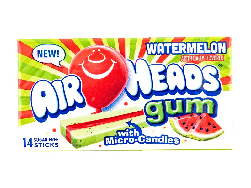 Perfetti Airheads Gum Watermelon InOutSnackz