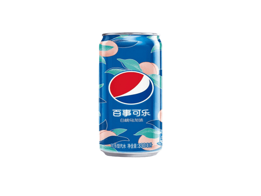 China 🇨🇳 - Pepsi White Peach Oolong.