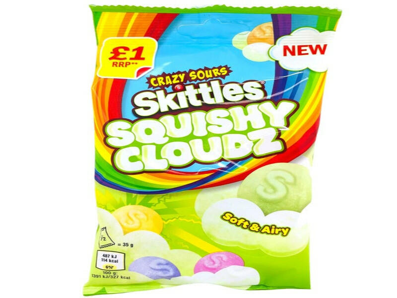 UK 🇬🇧 - Skittles Crazy Sours Squishy Cloudz.