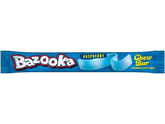 UK 🇬🇧 - Bazooka Blue Raspberry Chew Bar.