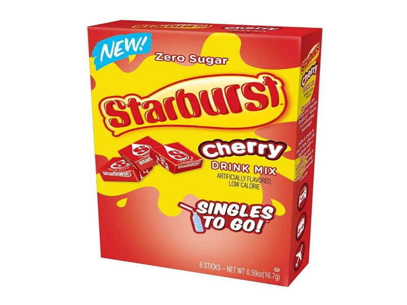 Starburst Cherry Singles To Go Drink Mix InOutSnackz